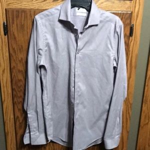 Slim fit men’s deep plum shirt